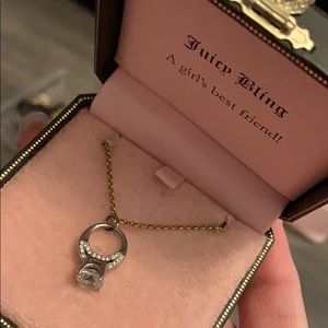 Juicy Couture Engagement Ring Necklace